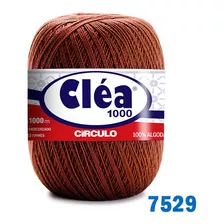 Linha Cléa 1000m Círculo Crochê Cor 7529 - Terracota