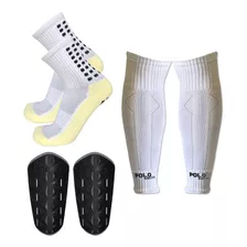 Kit Meia Antiderrapante Trusox Canelito E Caneleira Penalty