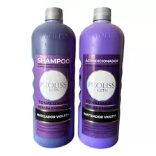 Kit Shampoo + Acondicionador Matizador Violeta Proliss