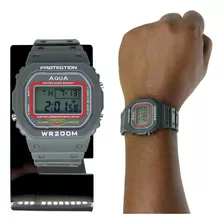 Relógio Digital Esportivo Prova D'água Pulseira Silicone Nf
