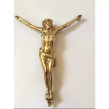 Cristo De Bronze 26cm Para Túmulo E Jazigo De Cemitérios 