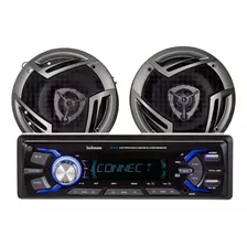 Radio De Auto Bowmann Con Parlantes De 16cm/3 Vias