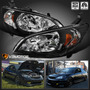 Par Faro Negro Led Honda Civic Dx 1998 1.6l