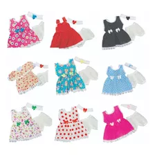 Vestidos Para Baby Alive Roupas Roupinhas Kit 4 Unidades !!.