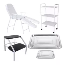 Kit Podologia 461 - Maca Cadeira Carrinho Escada E Brinde