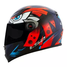 Capacete Moto Ls2 Ff358 Tribal Laranja