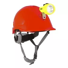 Casco Mta Abs Full Con Porta Lámpara Rojo