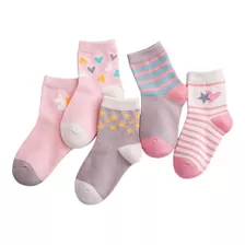 12 Pares De Calcetines Para Niñas, Por Mayoreo