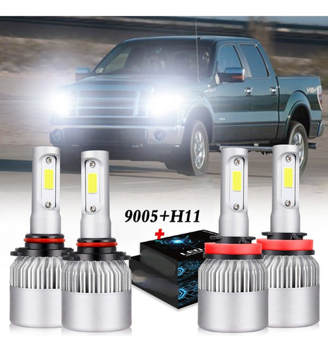 9005 H11 Kit De Focos Led Para Ford Luz Alta Y Baja 8000lm