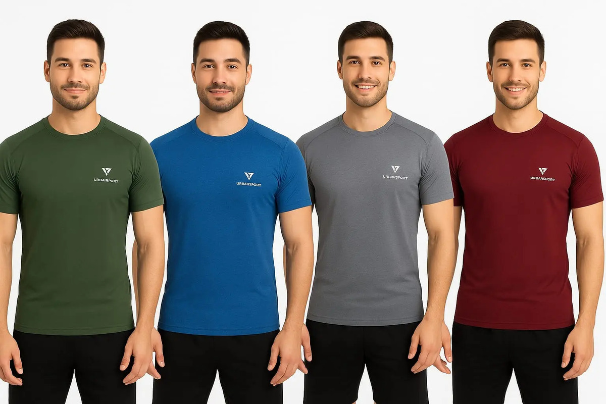 Pack X 2 Remera Deportiva Hombre Entrenamiento Gym Running