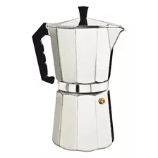 Cafeteira Italiana Alumínio 9 Xícaras Moka 450ml - Soprano Cor Prata