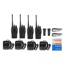 Pack X4 Radios Transmisor Walkie Talkie Bf-777s Baofeng 