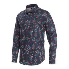 Camisa Hombre Potros Estampada Flores