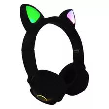  Audífonos Inalámbricos Bluetooth Rgb Con Orejas De Gato