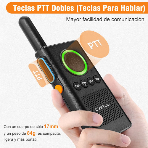 Radio Walkie Talkie Recargable De Dos Direcciones Foto 4