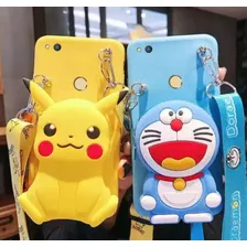 Funda Animada Llavero Y Colgante Picachu Para iPhone 7/8