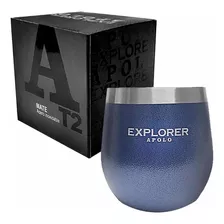 Mate Térmico Clásico Explorer Apolo 193 Ml Acero Inoxidable Azul