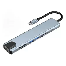 Hub Macbook Air Pro 8 En 1 Windows Tipo Usb C Apple Pendrive