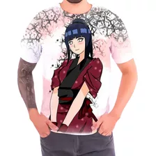 Camiseta Hinata Hyuga Naruto Anime Desenho Infantil Kids 12