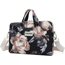 Dachee Big White Rose Patten Bolso Bandolera Impermeable Par