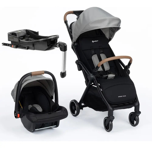 Travel System Safety 1st, Spark Plus Trio, Com Isofix, Grey Frost Cinza Cinza Névoa