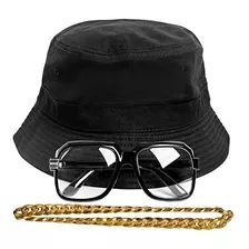 Cadena 90 Gravedad Hip-hop Oro De Vestuario Kit (sombrero De