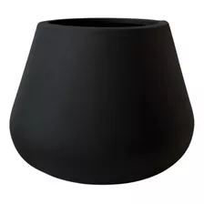 Maceta Fibra Vidrio 58x40x40 Cms Negro Exterior/interior