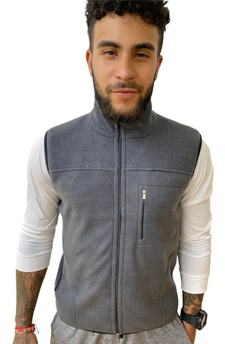 Pack X 2 Chaleco Polar Hombre Colores Talles Especiales