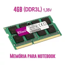 Memória Ram Notebook Ddr3l 4gb 1600mhz (lowvoltage) 1.35v