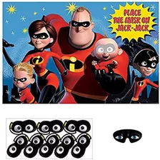 Disney Pixar Incredibles 2 Superhero Birthday Poster 8 Juego