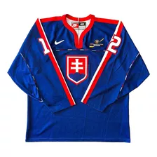 Camisa Nike Eslováquia Hockey 1998 Nagano Home Masculina