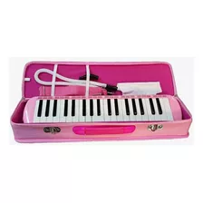 Flauta Melodica Melody 32 Teclas Rosado- Estuche Rigido