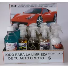 Kit De 15 Prod, Limpieza Autos Y Motos X250 C.c. ¡el Mejor!