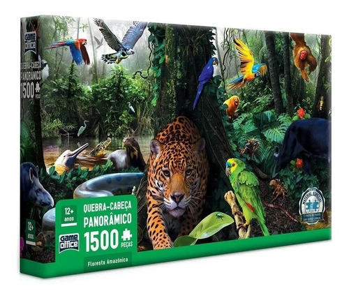 Quebra-cabeça Game Office Floresta Amazônica 2693 De 1500 Peças
