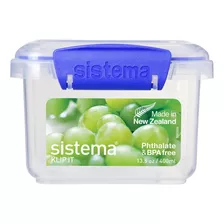 Pack 12 Tapers Rectangulares Sistema Azul 400 Ml Color Multicolor