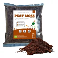 Peat Moss Turba Oscura Germina Enraiza Sustrato 10 Lt Dr