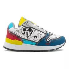 Tenis Moda Niño Mickey Mouse Urbano Multicolor 17-21