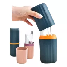 Estuche Para Viaje Porta Cepillo Y Pasta Dental Multifunción