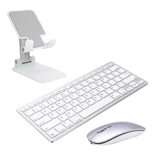 Kit Teclado+ Mouse+ Suporte Para Tablet Galaxy A8 X200 X205