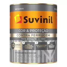 Tinta Esmalte Contra Ferrugem Cinza Escuro 3,6l Suvinil