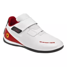 Tenis Junior Apoort A-212 Blanco Rojo 22-25 111-864