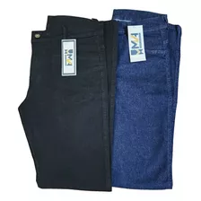 Kit 2 Calças Masculina Jeans Trabalho Serviço Elastano