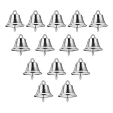 24 Unids 1.8 Pulgadas Campana De Plata Cascabeles Adorn...