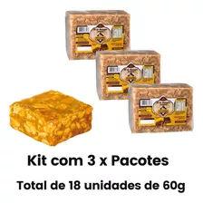 Doce De Pé De Moleque Amendoim Doce Sem Tacc Em Pacote 6 Un