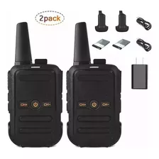 Radios Walkie Talkie Recargable, Altavoces Con Micrófono