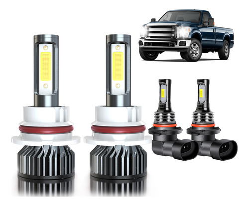 Kit De Faros Led De Haz Alto/bajo P/mazda B2300 B3000 B4000 Mazda B 3000