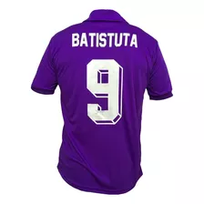 Camiseta Fiorentina Batistuta Violeta Titular 1998 Retro