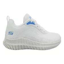 Tenis Skechers Bobs En Blanco De Mujer 117415wht