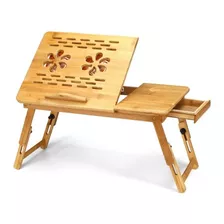 Mesa Portatil Plegable Desayuno Multifuncional De Madera