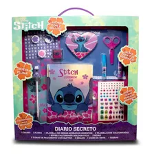 Diario Secreto Disney Stitch Con Stickers Y Pluma